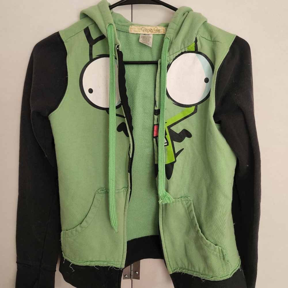 INVADER ZIM GIR HOODED SWEATSHIRT HOODY SWEATSHIRT